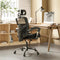 SWEETCRISPY Mesh High Back Ergonomic Office Chair Lumbar Support Pillow Computer Desk Chair - Supfirm