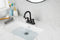 Supfirm 2-Handle Lavatory Faucet Brushed Nickel Bathroom Sink Faucet with Metal Pop-up Drain and Faucet Supply Lines