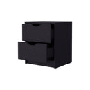 Dillon 2 Drawers Nightstand, Bedside Table with Storage - Supfirm
