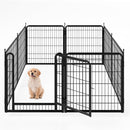 Pet Playpen, Pet Dog Fence Playground, Camping, 32" High, Heavy Duty for Small Dogs/Puppies, 8 Panel. - Supfirm
