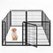 Pet Playpen, Pet Dog Fence Playground, Camping, 32" High, Heavy Duty for Small Dogs/Puppies, 8 Panel. - Supfirm