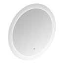 Supfirm 30 Inch LED Mirror, Wall-Mounted Vanity Mirrors, Bathroom Anti-Fog Mirror, Dimmable Bathroom Mirror - Supfirm