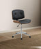 ACME Camila Office Chair in Black PU & Walnut 92418 - Supfirm