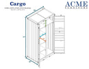 ACME Cargo Wardrobe (Double Door), White 37889 - Supfirm