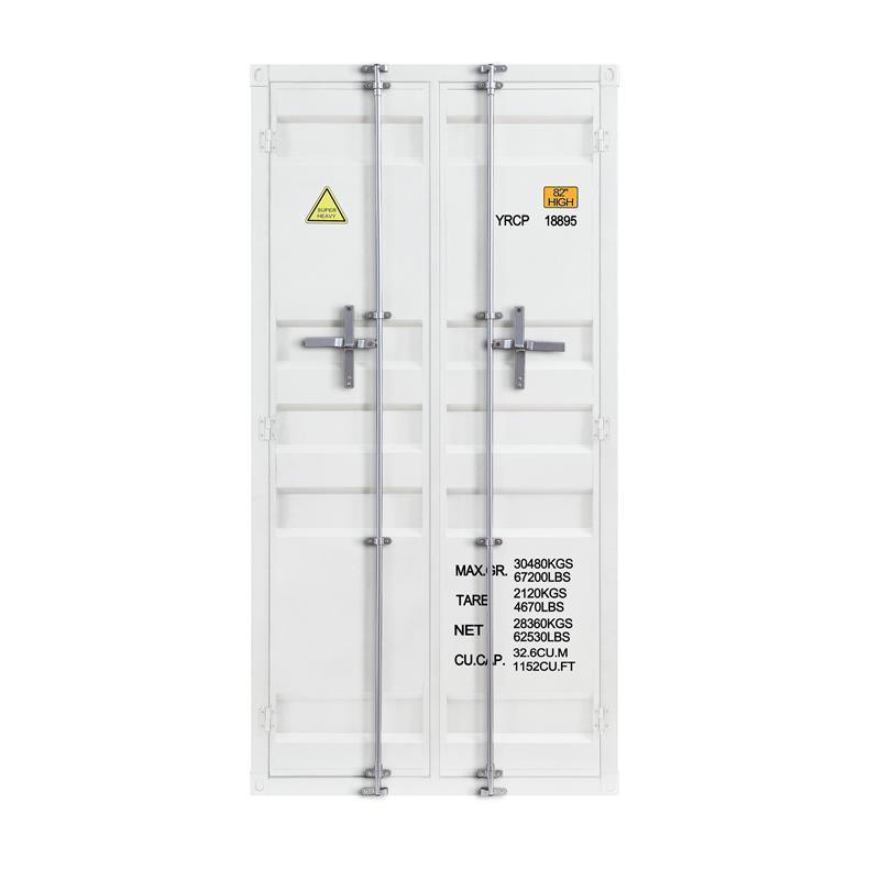 ACME Cargo Wardrobe (Double Door), White 37889 - Supfirm