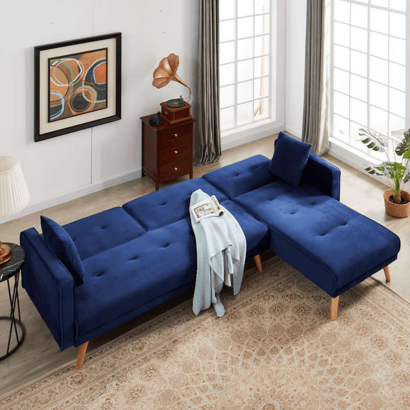 BULE right noble concubine Variable bed sofa living room folding sofa,right noble concubine - Supfirm