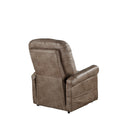Classic Rolled Arm Power Lift-Chair Recliner - Heat, Adjustable Massage - Plush Seating, High-Grade Polyester Fabric - Supfirm