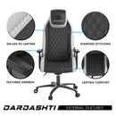 Dardashti Gaming Chair - Arctic White - Supfirm