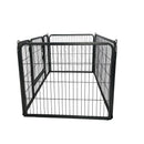 Dog Playpen Designed for Camping, Yard , 28" Height for Medium/Small Dogs, 4Panels - Supfirm