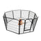 Dog Playpen Designed for Camping, Yard , 32" Height for Medium/Small Dogs, 8Panels - Supfirm