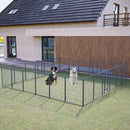 Dog Playpen Foldable 24 Panels Dog Pen 40" Height Pet Enclosure Dog Fence Outdoor with Lockable Door for Large/Medium/Small Dogs,Puppy Playpen,RV,Camping Pet Fence - Supfirm