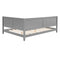 Full Size Wood Daybed/Sofa Bed, Gray - Supfirm