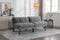 Light Grey Convertible Folding Modern sofa Bed - Supfirm