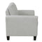 Living Room Furniture Armrest Single Sofa (Light Gray) - Supfirm