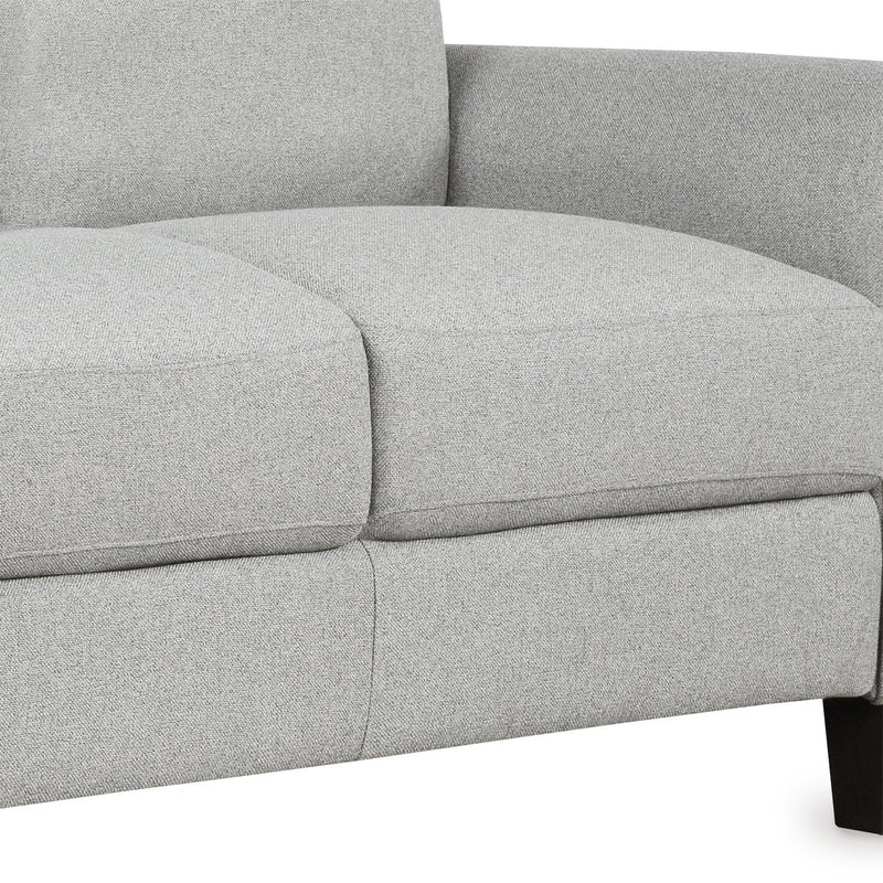 Living Room Furniture Loveseat Sofa and 3-seat sofa (Light Gray) - Supfirm