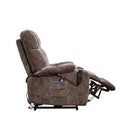 Liyasi Dual OKIN Motor Power Lift Recliner Chair for Elderly Infinite Position Lay Flat 180° Recliner with Heat Massage - Supfirm