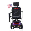 MAX PLUS PURPLE 4 Wheels Outdoor Compact Mobility Scooter with 2pcs*20AH Lead acid Battery, 16 Miles, Cup Holders & USB charger Port - Supfirm