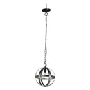 Metal Chandelier, Hanging Light Fixture with Adjustable Chain for Kitchen Dining Room Foyer Entryway, Bulb Not Included - Supfirm