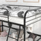 Metal Twin Loft Bed , Twin Size High Loft Bed Black - Supfirm