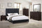 Modern Bedroom Nightstand Brown Color Drawers Bedside Table Rubberwood - Supfirm