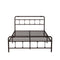 Queen Size Metal Platform Bed Frame with Victorian Style Wrought Iron-Art Headboard/Footboard, Common - Supfirm