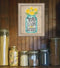 Supfirm "Sunshine" By Deb Strain, Printed Wall Art, Ready To Hang Framed Poster, Beige Frame - Supfirm