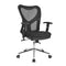 Techni Mobili High Back Mesh Office Chair With Chrome Base, Black - Supfirm