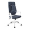 Techni Mobili Modern Studio Office Chair, Grey/White - Supfirm