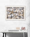 Supfirm Trendy Decor 4U "Starfish & Seashells" Framed Wall Art, Modern Home Decor Framed Print for Living Room, Bedroom & Farmhouse Wall Decoration by Lori Deiter - Supfirm