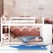 Twin over Twin Bunk Bed with 4 Drawers and 3 Shelves-White（OLD SKU: LP000067AAK） - Supfirm