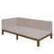 Upholstered Daybed/Sofa Bed Frame Twin Size Linen-Beige - Supfirm