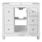 [Cabinet Only] 36" White Bathroom vanity(Sink not included) - Supfirm