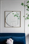 Supfirm 32x1x32" Poppy Mirror with Gold Metal Frame Contemporary Design for Bathroom, Entryway Wall Decor - Supfirm