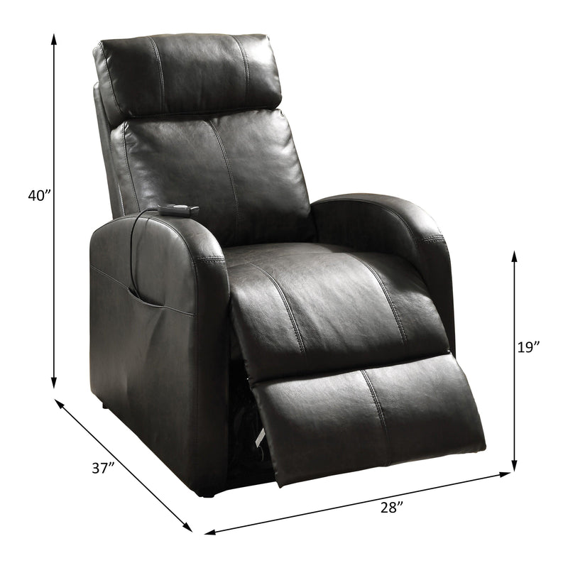 Supfirm ACME Ricardo Recliner w/Power Lift Chair in Dark Gray PU 59405 - Supfirm