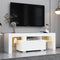 Supfirm Entertainment TV Stand, Large TV Stand TV Base Stand with LED Light TV Cabinet. - Supfirm