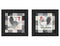 Supfirm "Rooster I Collection" 2-Piece Vignette By Deb Strain, Printed Wall Art, Ready To Hang Framed Poster, Black Frame - Supfirm