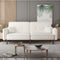 Supfirm Sofa bed in White Cotton Linen Fabric - Supfirm