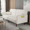 Supfirm Sofa bed in White Cotton Linen Fabric - Supfirm