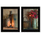 Supfirm Trendy Decor 4U "Country Candlelight Collection" Framed Wall Art, Modern Home Decor Framed Print for Living Room, Bedroom & Farmhouse Wall Decoration by Billy Jacobs - Supfirm