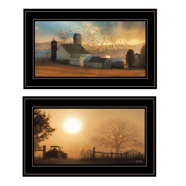 Supfirm Trendy Decor 4U "Light of a New Day Collection" Framed Wall Art, Modern Home Decor Framed Print for Living Room, Bedroom & Farmhouse Wall Decoration by Lori Deiter - Supfirm