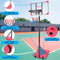 Supfirm Portable Basketball Goal System with Stable Base and Wheels, use for Indoor Outdoor teenagers youth height adjustable 5.6 to 7ft Basketball Hoop 28 Inch Backboard