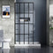 Supfirm Goodyo 34" X 72" Shower Door Walk-in Black Finish