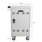 Supfirm Mobile Charging Cart and Cabinet for Tablets Laptops 30-Device With Combination Lock(White)