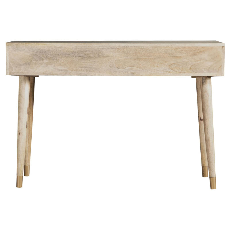 Supfirm Natural Storage Console Table