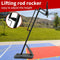Supfirm Height Adjustable 7 to 10ft Basketball Hoop 44 Inch Backboard Portable Basketball Goal System with Stable Base and Wheels, use for Outdoor