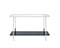 Supfirm ACME Angwin Console Table, Mirrored, Faux Marble & Chrome 90515