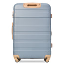 Supfirm Luggage Sets New Model Expandable ABS Hardshell 3pcs Clearance Luggage Hardside Lightweight Durable Suitcase sets Spinner Wheels Suitcase with TSA Lock 20''24''28''( Light Blue)