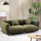Supfirm A lovable, fat, bread-like sofa with 2 pillows and metal feet with anti-skid pads - Supfirm