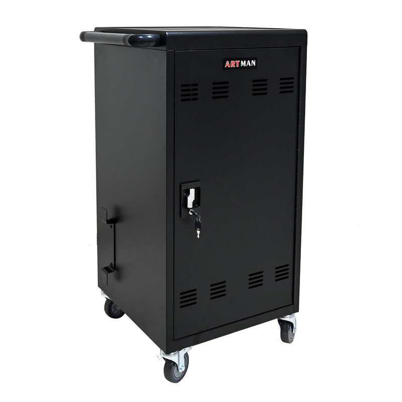 Supfirm Mobile Charging Cart and Cabinet for Tablets Laptops 45-Device