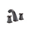 Supfirm Widespread Bathroom Faucet 8 Inch 2 Handles with Drain Assembly, Oil-Rubbed Bronze